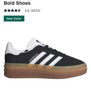 Adidas Gazelle Black and White Sneakers